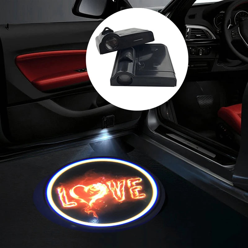 Wireless LED Car Door Shadow Projector Collection (19 variants)