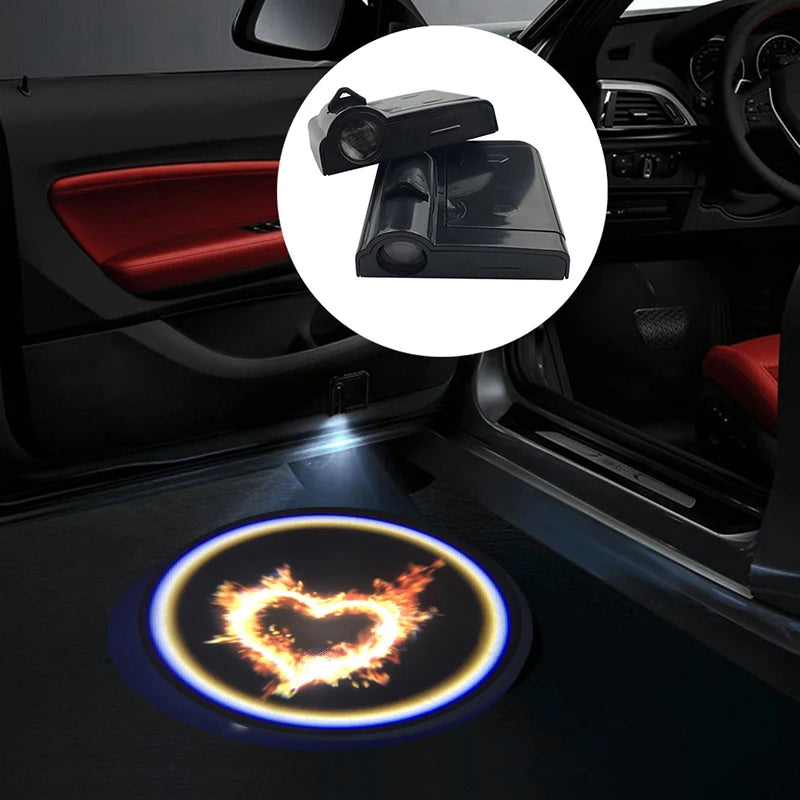 Wireless LED Car Door Shadow Projector Collection (19 variants)