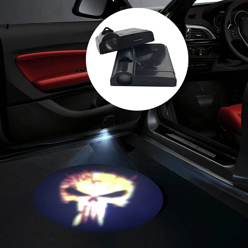 Wireless LED Car Door Shadow Projector Collection (19 variants)