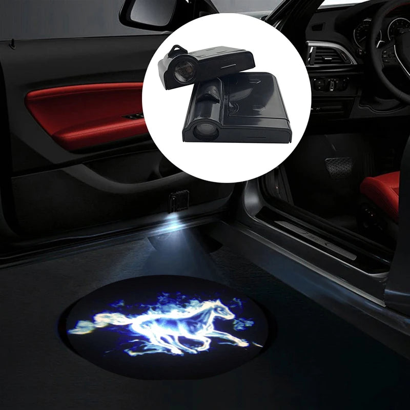 Wireless LED Car Door Shadow Projector Collection (19 variants)