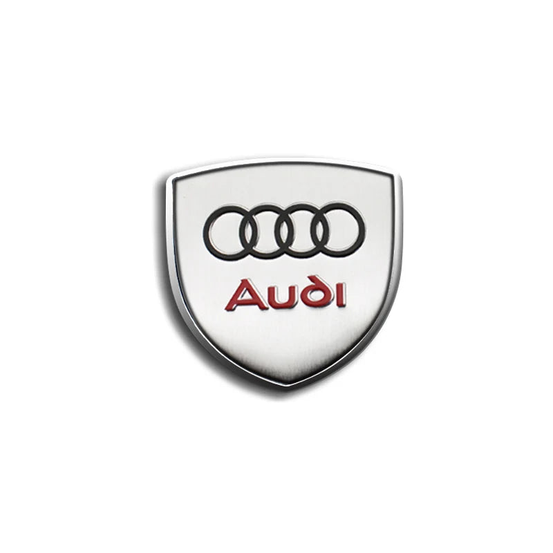 3D автомобильный стиль щит эмблема значок металлические наклейки для Audi