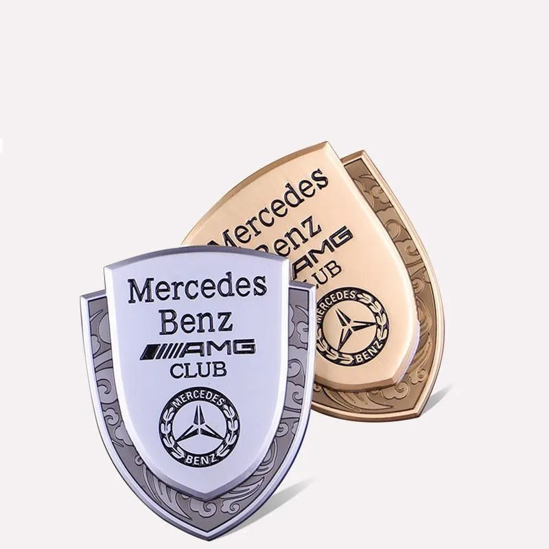 Car 3D Metal Decorative Stickers For Mercedes-Benz AMG