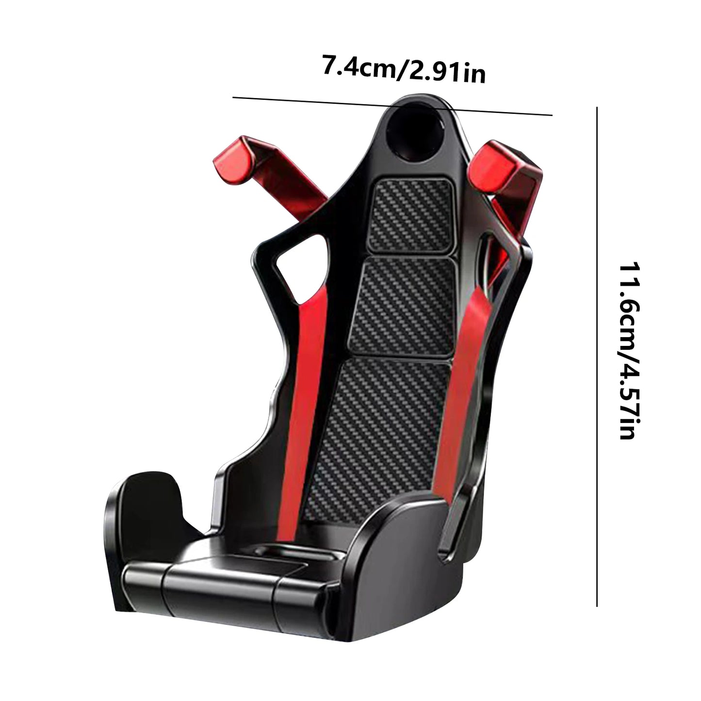 Racing seat shape phone holder for your car