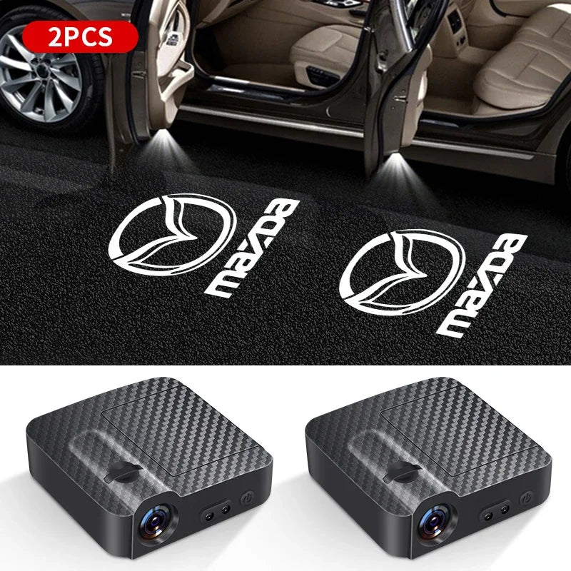 Car Door Welcome Lights Laser Projector For Mazda