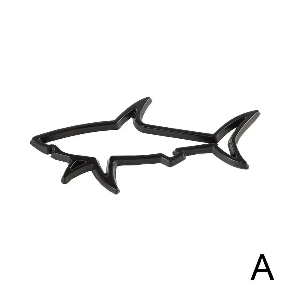 3D Metal  Shark Car Styling Sticker