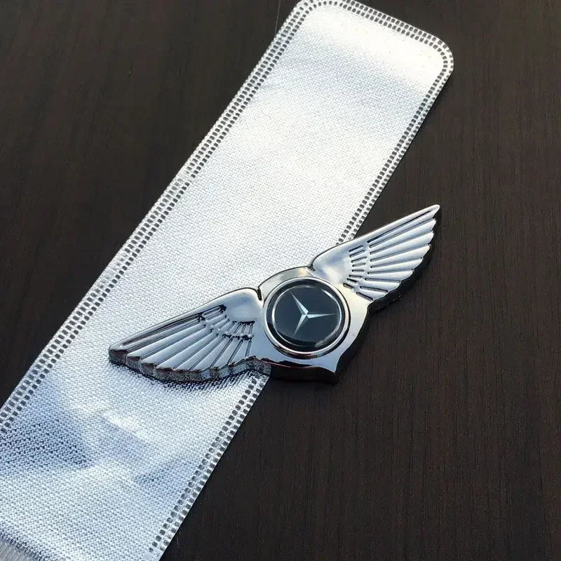 3D Car Metal Sticker "Angel Wings" For Mercedes-Benz