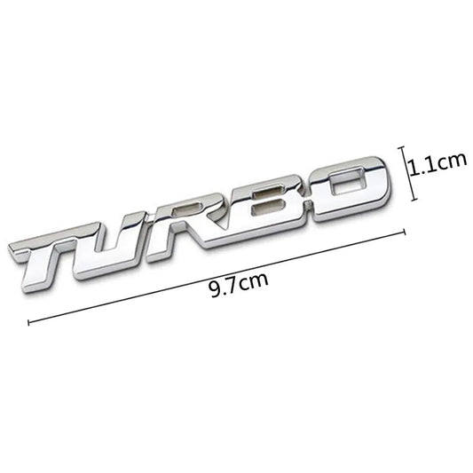 3D Metal Sticker "TURBO" Sticker For Your Car