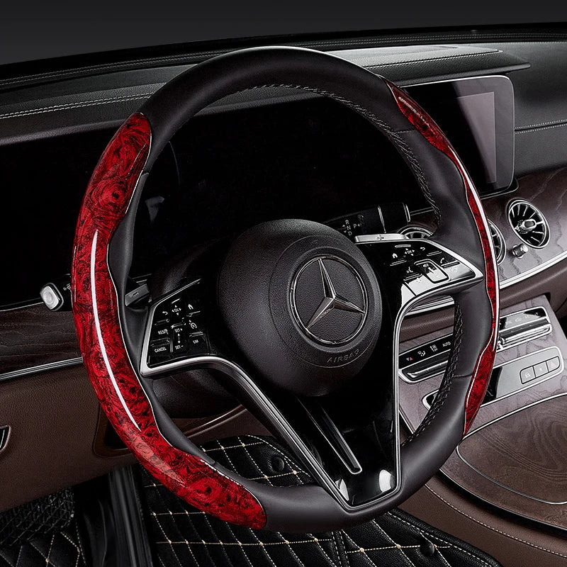 Universal Car Wood Steering Wheel Cover