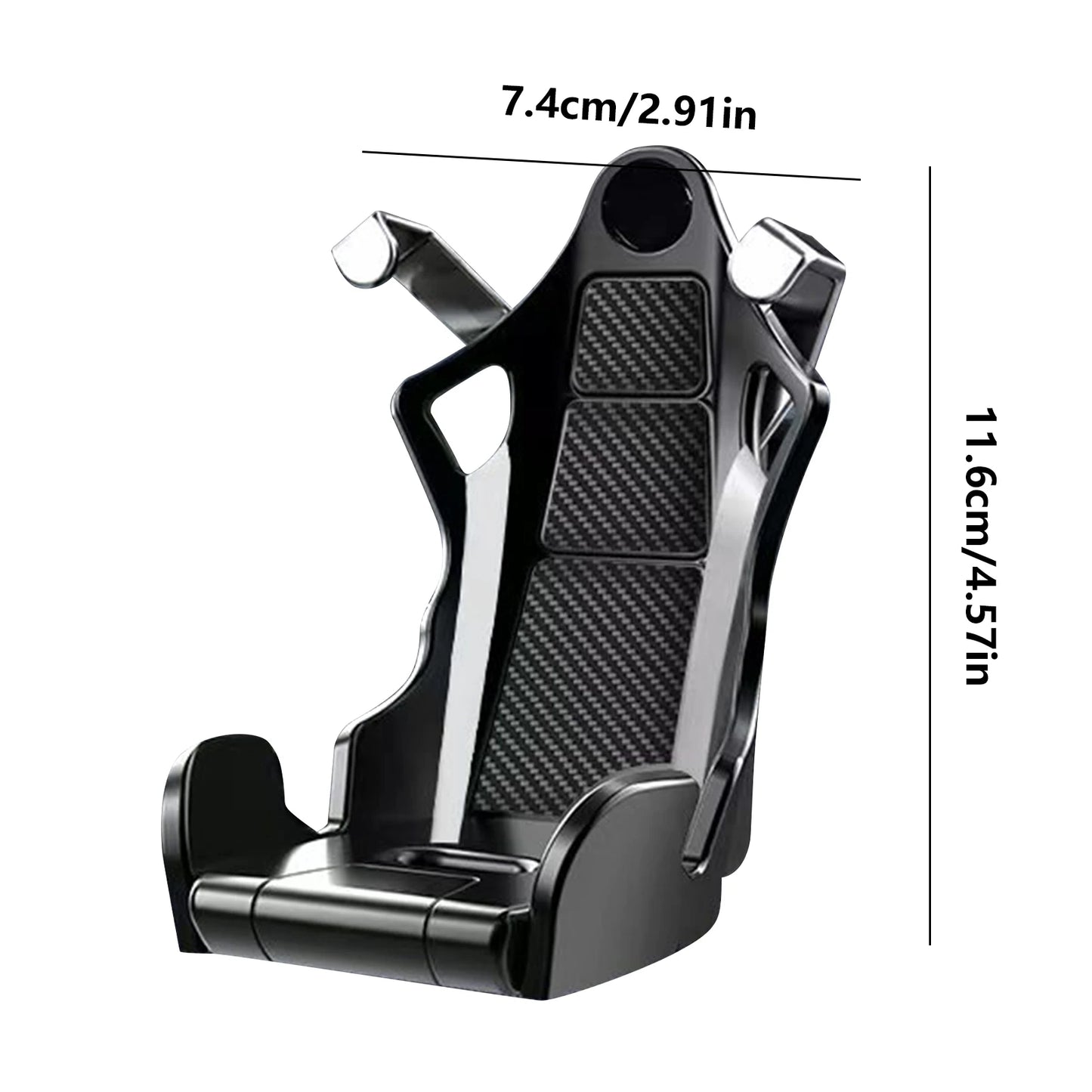 Racing seat shape phone holder for your car