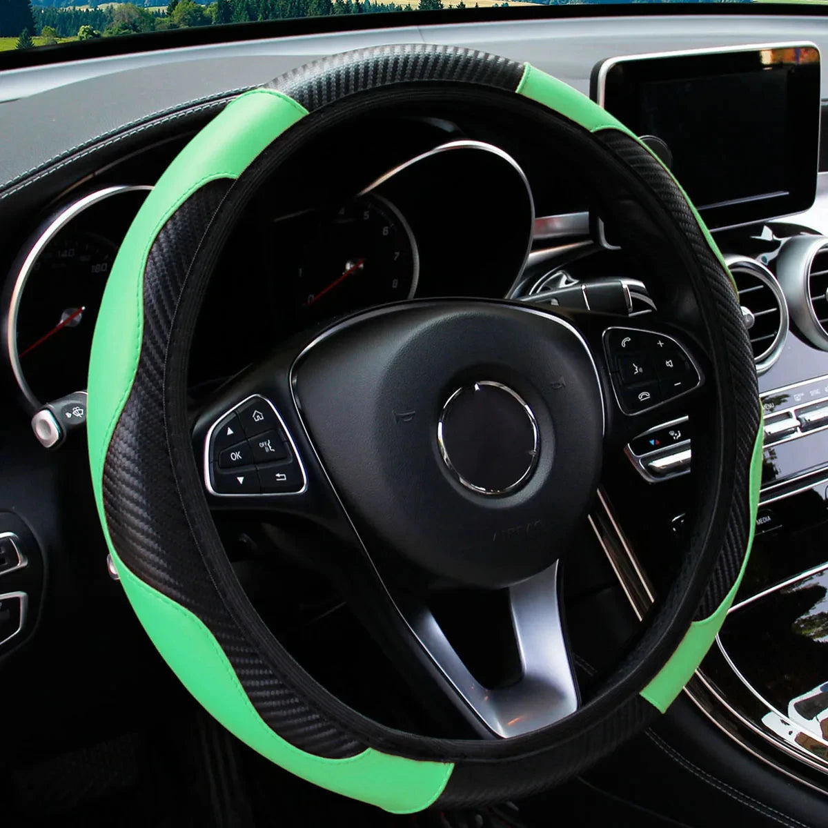 Car Steering Wheel Cover Breathable