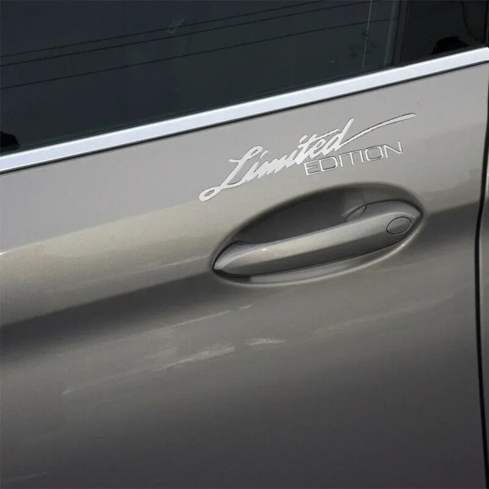 2pcs Car Styling "Limited Edition" Metal Sticker 3D