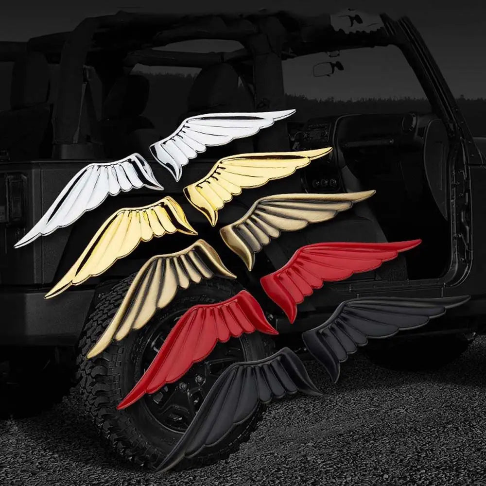 Metal 3D Car Sticker Eagle Wing