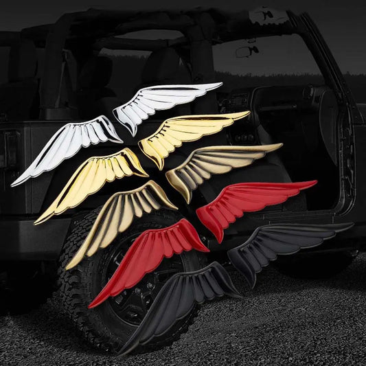 Metal 3D Car Sticker Eagle Wing