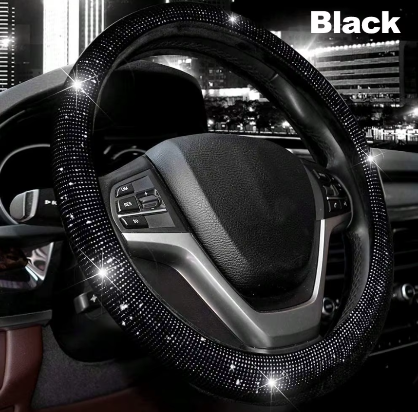 Diamond Car Steering Wheel Cover