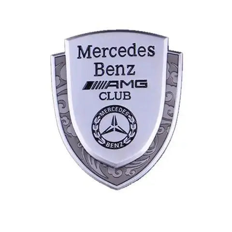 Car 3D Metal Decorative Stickers For Mercedes-Benz AMG