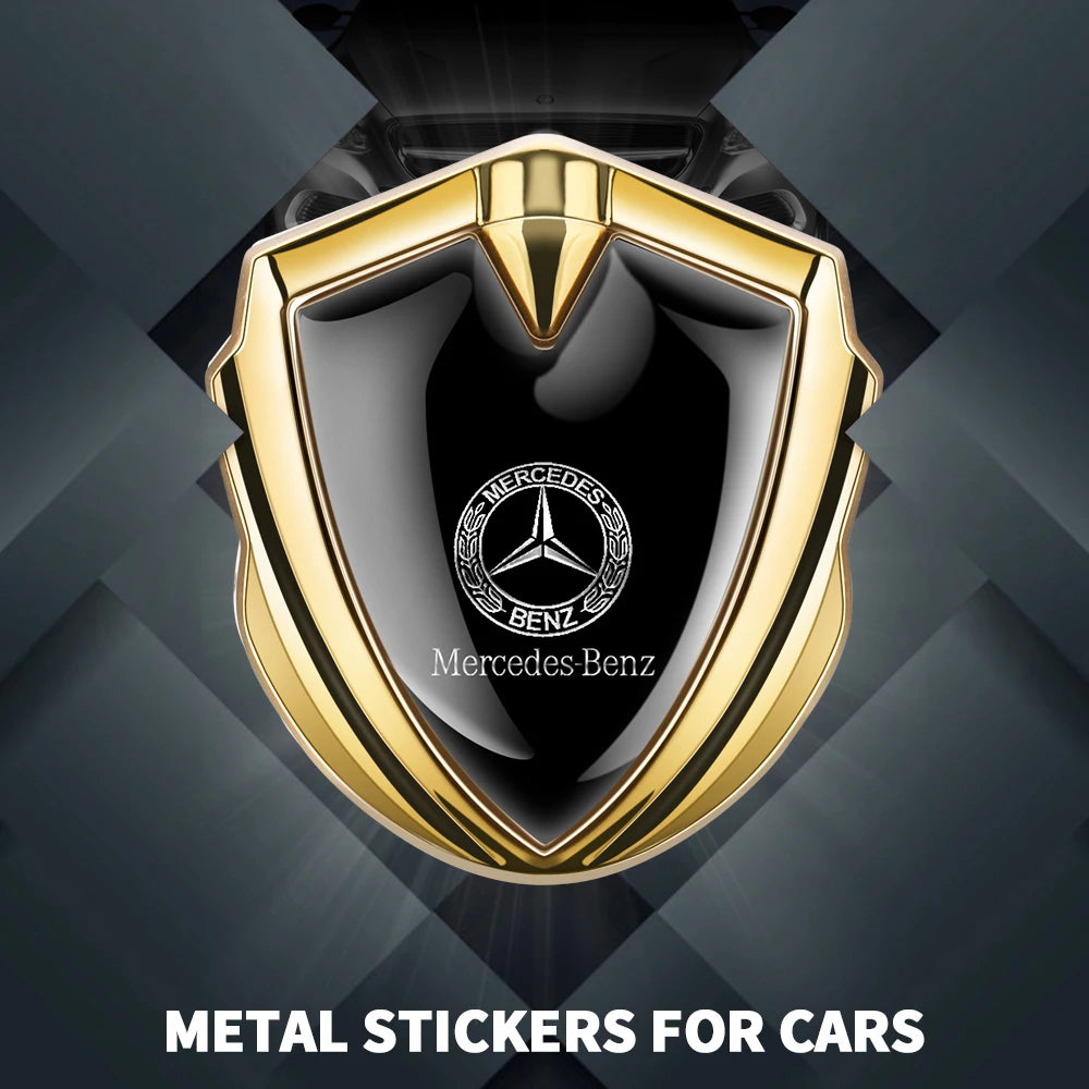 3D Metal Car Styling Fender Shield - Stiker For Mercedes-Benz/AMG