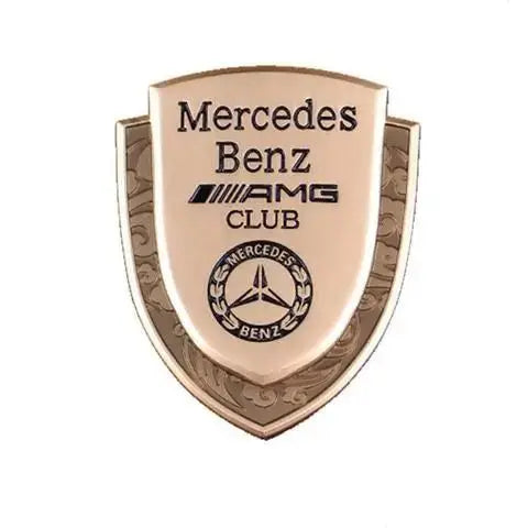 Car 3D Metal Decorative Stickers For Mercedes-Benz AMG